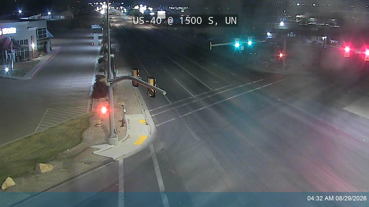 US-40 @ 1500 S / MP 141.36, UN live camera view