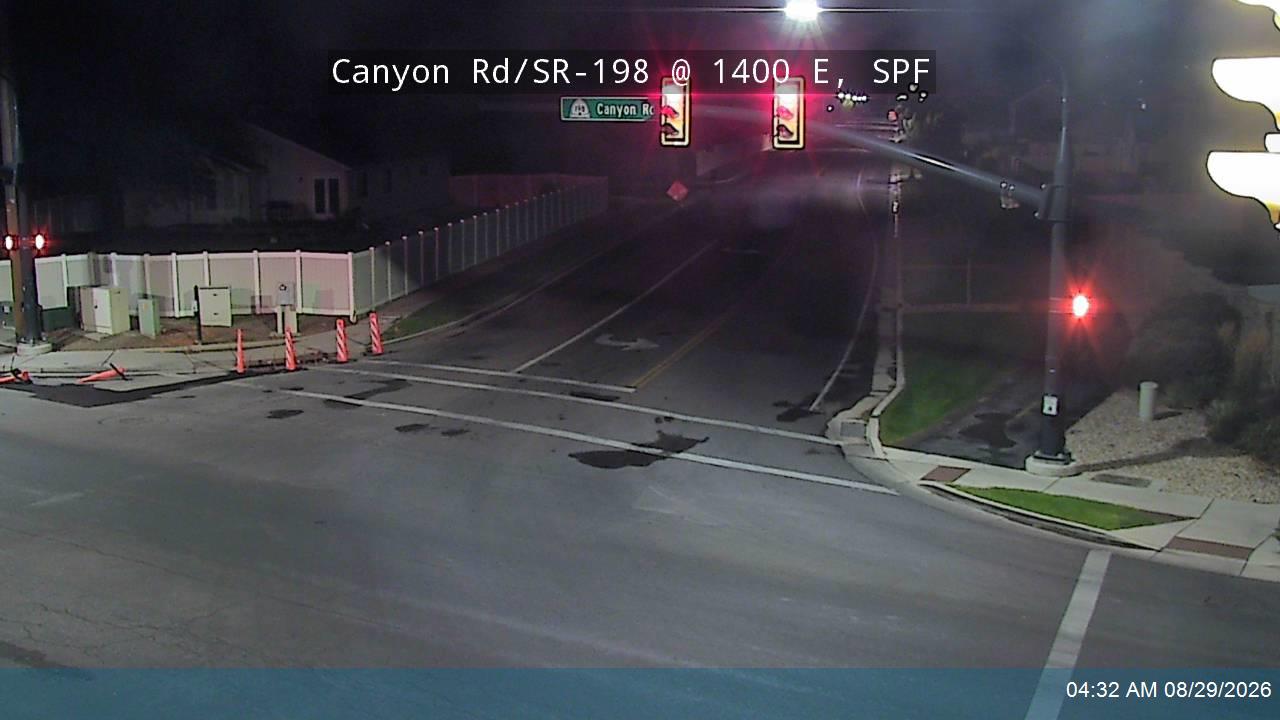 Canyon Rd / SR-198 @ 1400 E, SPF live camera view