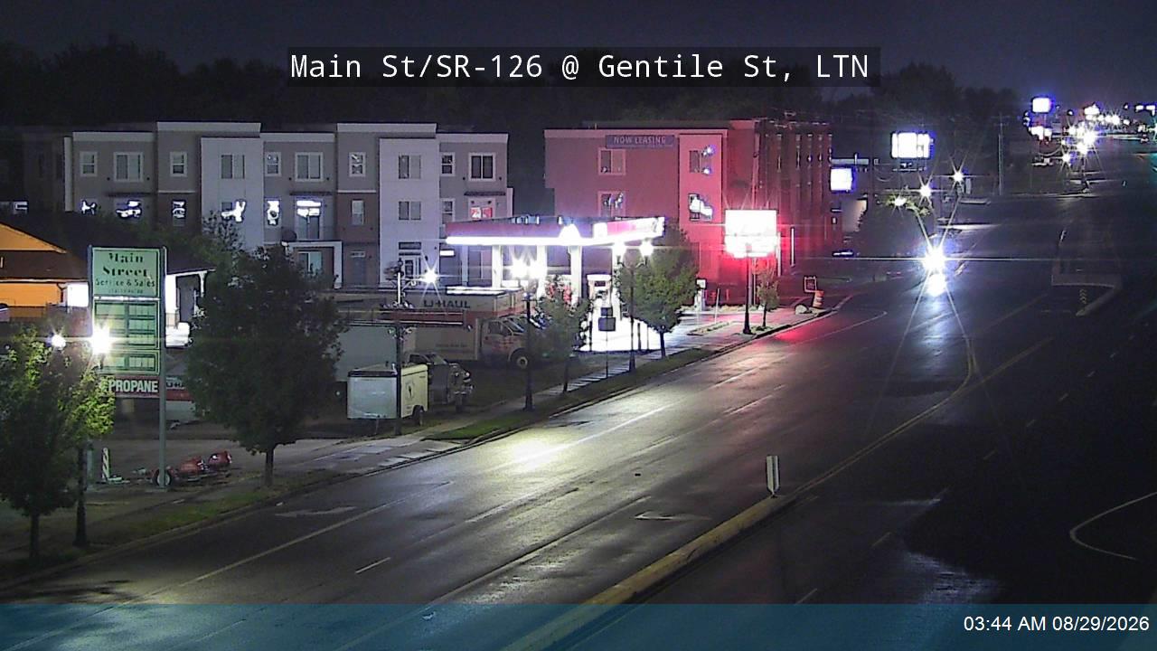 Main St / SR-126 @ Gentile St / SR-109, LTN live camera view