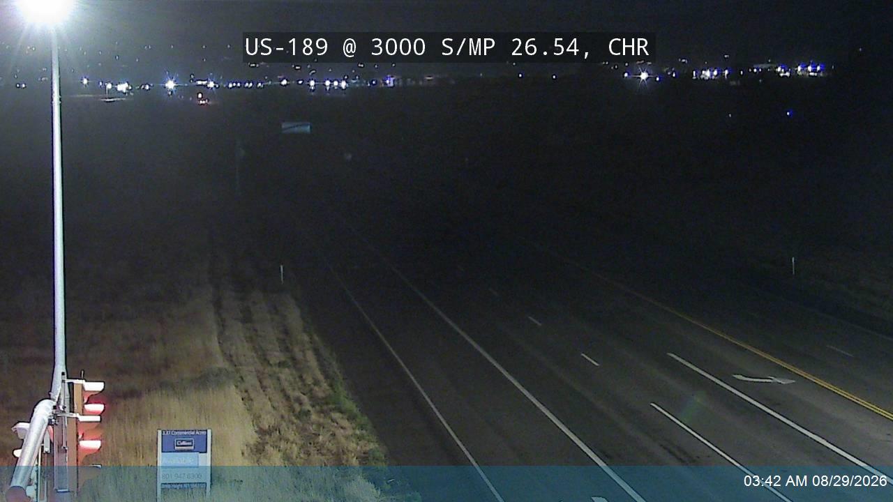 US-189 @ 3000 S / MP 26.54, CHR live camera view