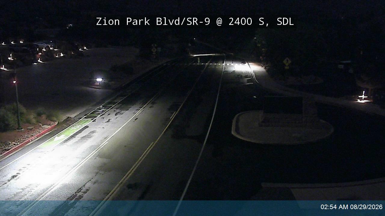 Zion Park Blvd / SR-9 @ 2400 S, SDL live camera view