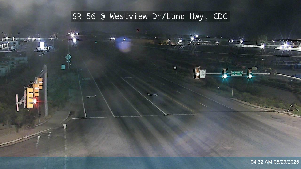 400 N / SR-56 @ Westview Dr / Lund Hwy / 3100 W, CDC live camera view