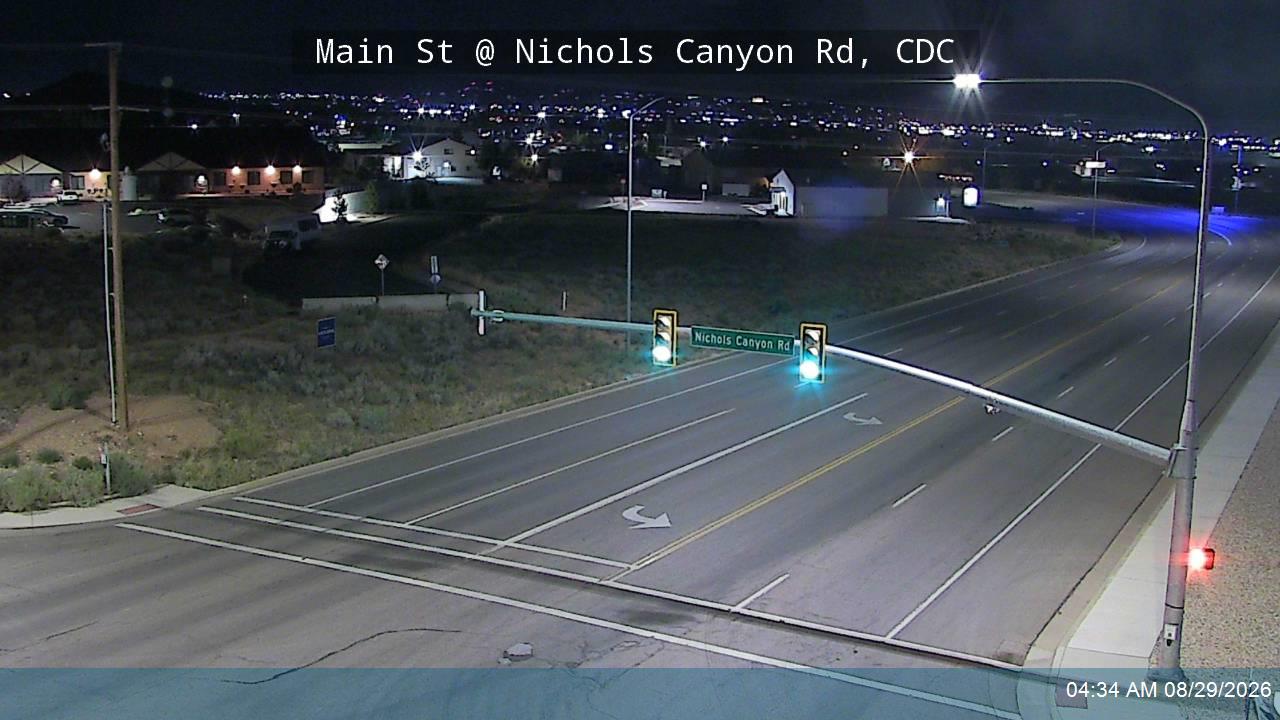 Main St / SR-130 @ Nichols Canyon Rd, CDC live camera view