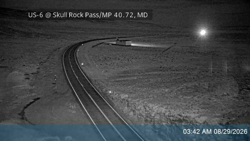 US-6 @ Skull Rock Pass / MP 40.72, MD live camera view