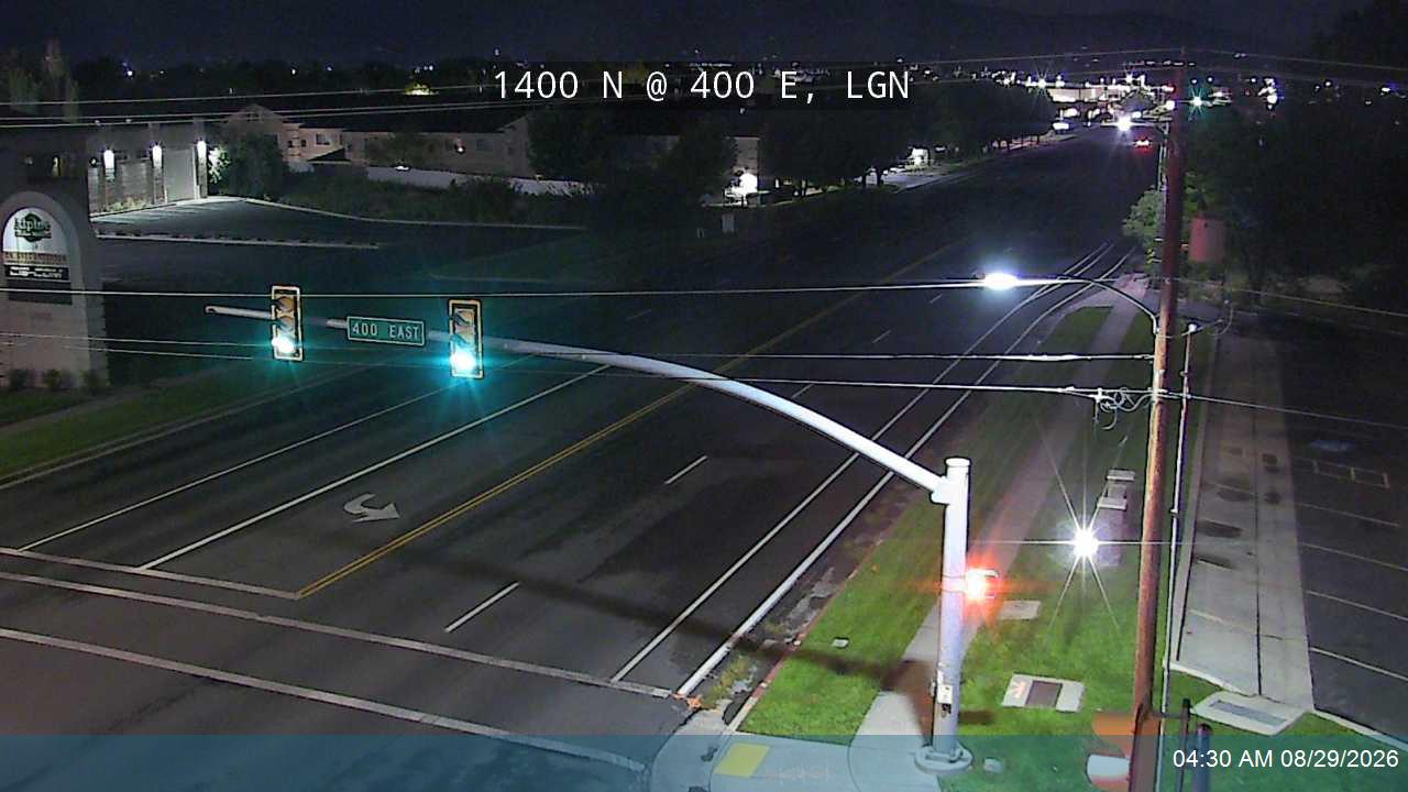1400 N @ 400 E, LGN live camera view