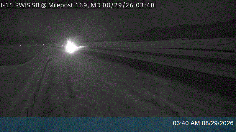 I-15 RWIS SB @ Milepost 169, MD live camera view
