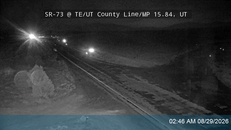 SR-73 @ TE/UT County Line / MP 15.84, UT live camera view