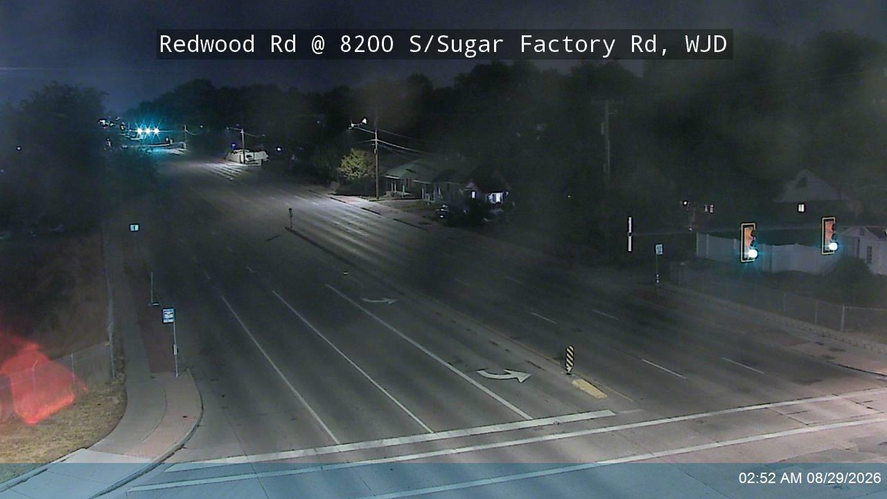 Redwood Rd / SR-68 @ 8200 S / Sugar Factory Rd, WJD live camera view