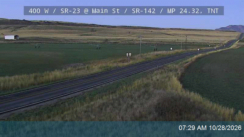 400 W / SR-23 @ Main St / SR-142 / MP 24.32, TNT live camera view