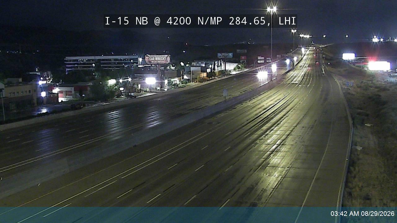 I-15 NB @ 4200 N / MP 284.65, LHI live camera view