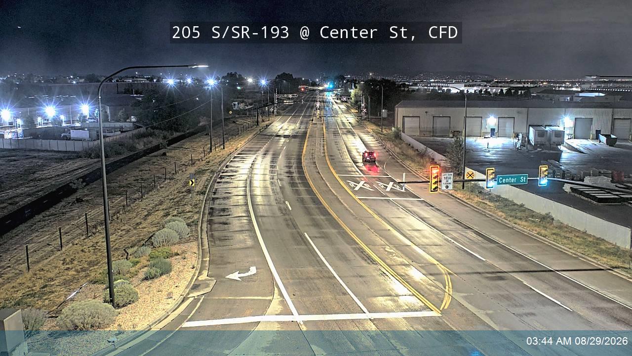 205 S / SR-193 @ Center St, CFD live camera view