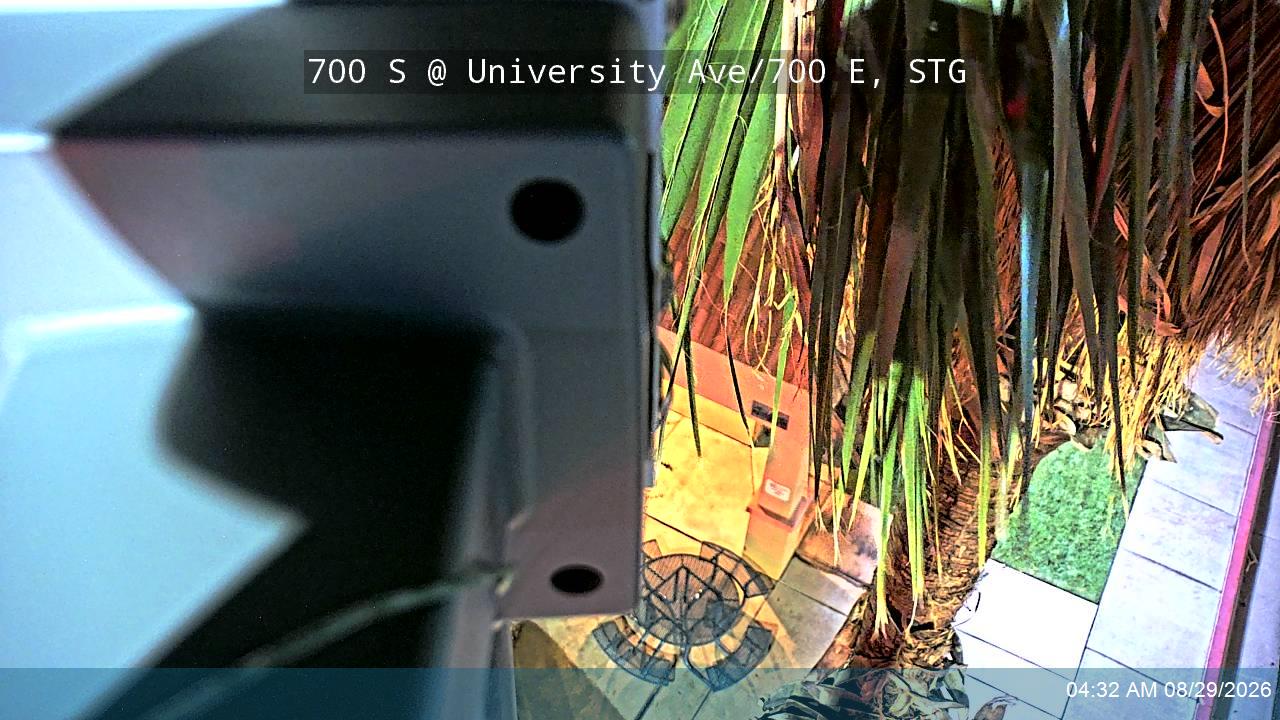 700 S @ University Ave / 700 E, STG live camera view