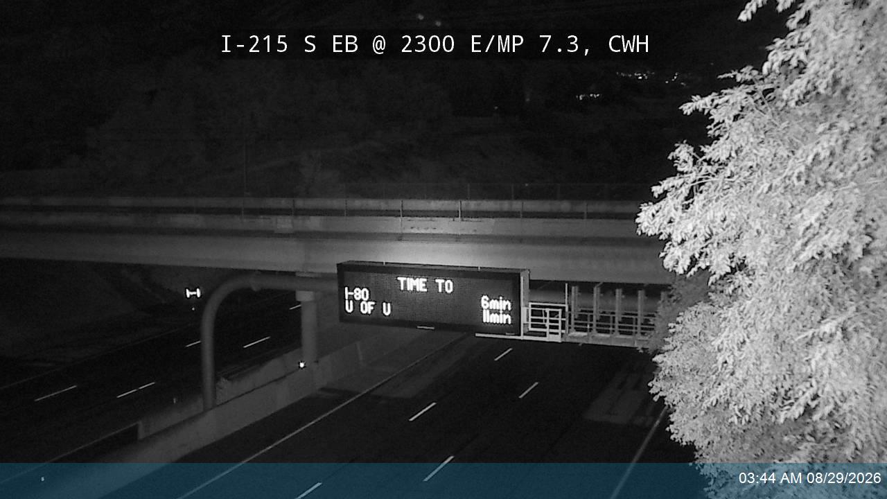 I-215 S EB @ 2300 E / MP 7.3, CWH live camera view