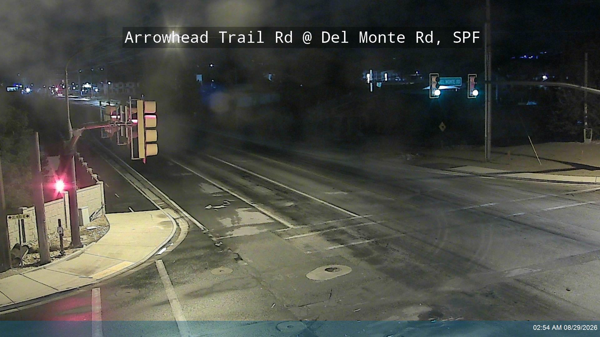 Arrowhead Trail Rd / SR-164 @ Del Monte Rd, SPF live camera view