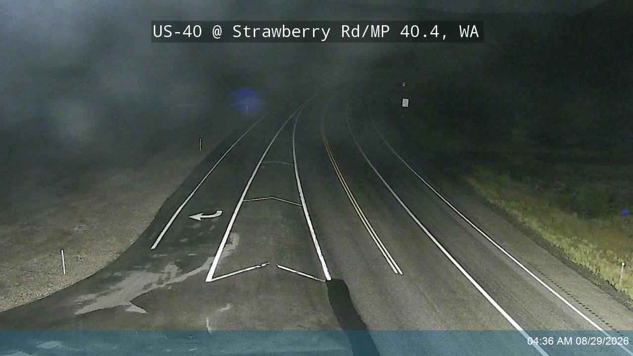 US-40 @ Strawberry Rd / MP 40.4, WA live camera view