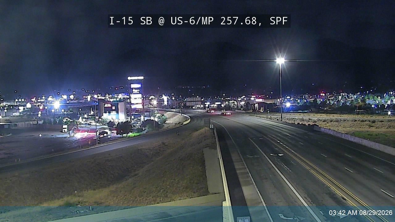I-15 SB @ US-6 / MP 257.68, SPF live camera view