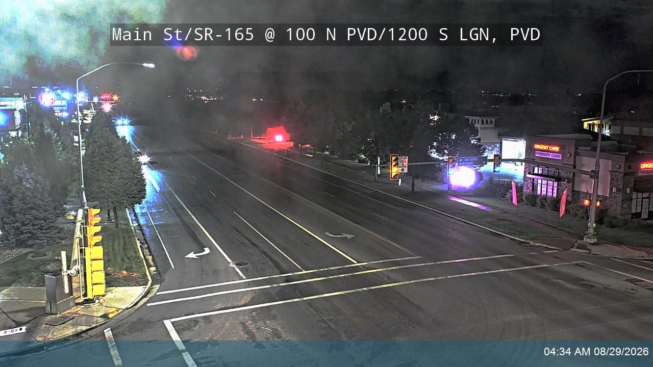Main St / SR-165 @ 100 N PVD / 1200 S LGN, PVD live camera view