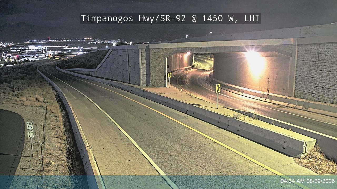 Timpanogos Hwy / 3500 N / SR-92 @ 1450 W, LHI live camera view