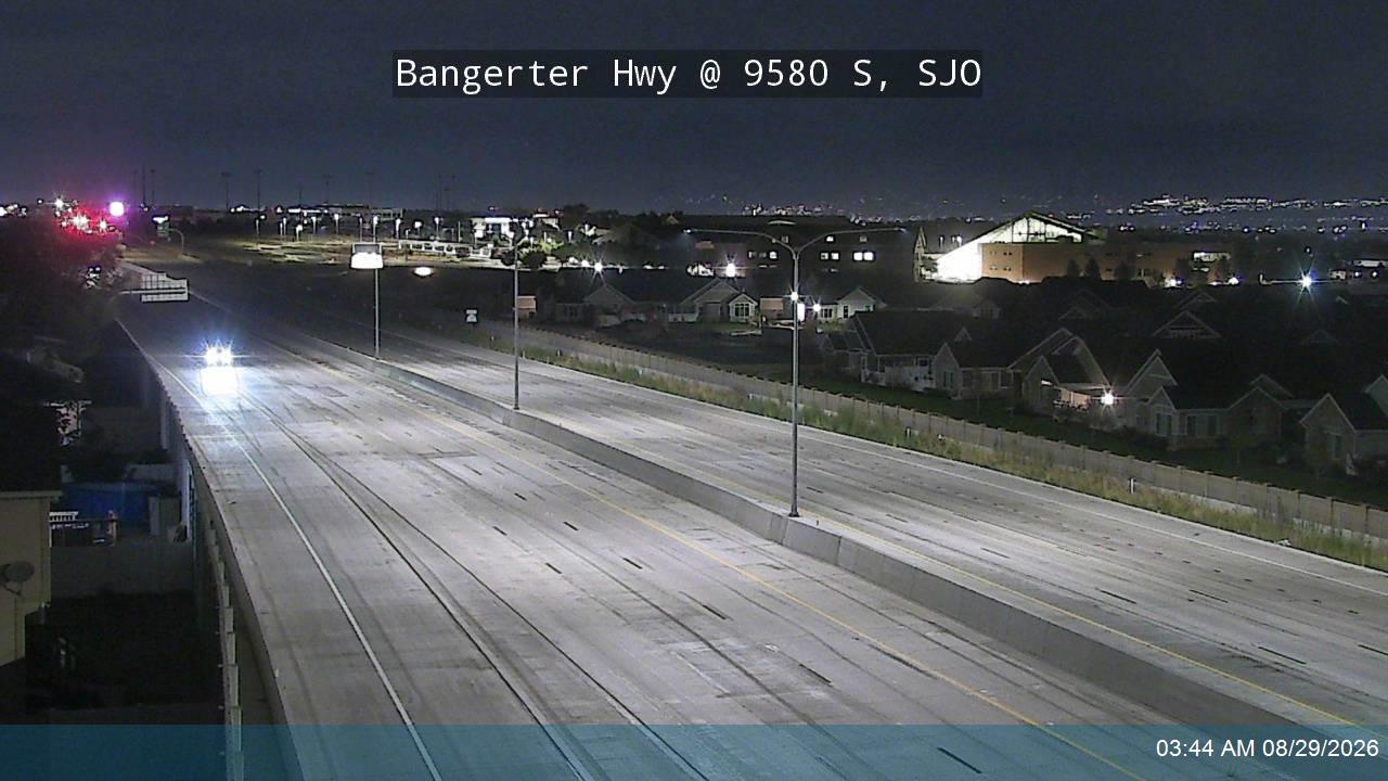 Bangerter Hwy / SR-154 @ 9580 S / MP 10.45, SJO live camera view