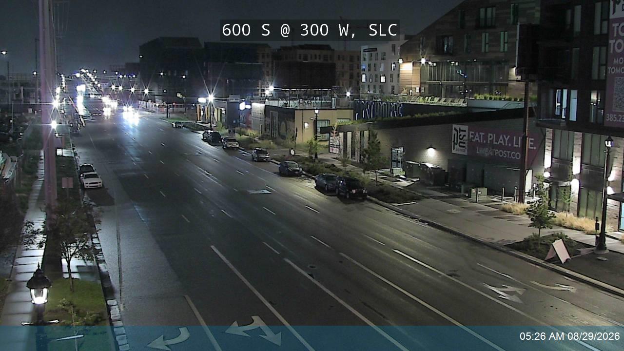 300 W / John Stockton Dr @ 600 S, SLC live camera view