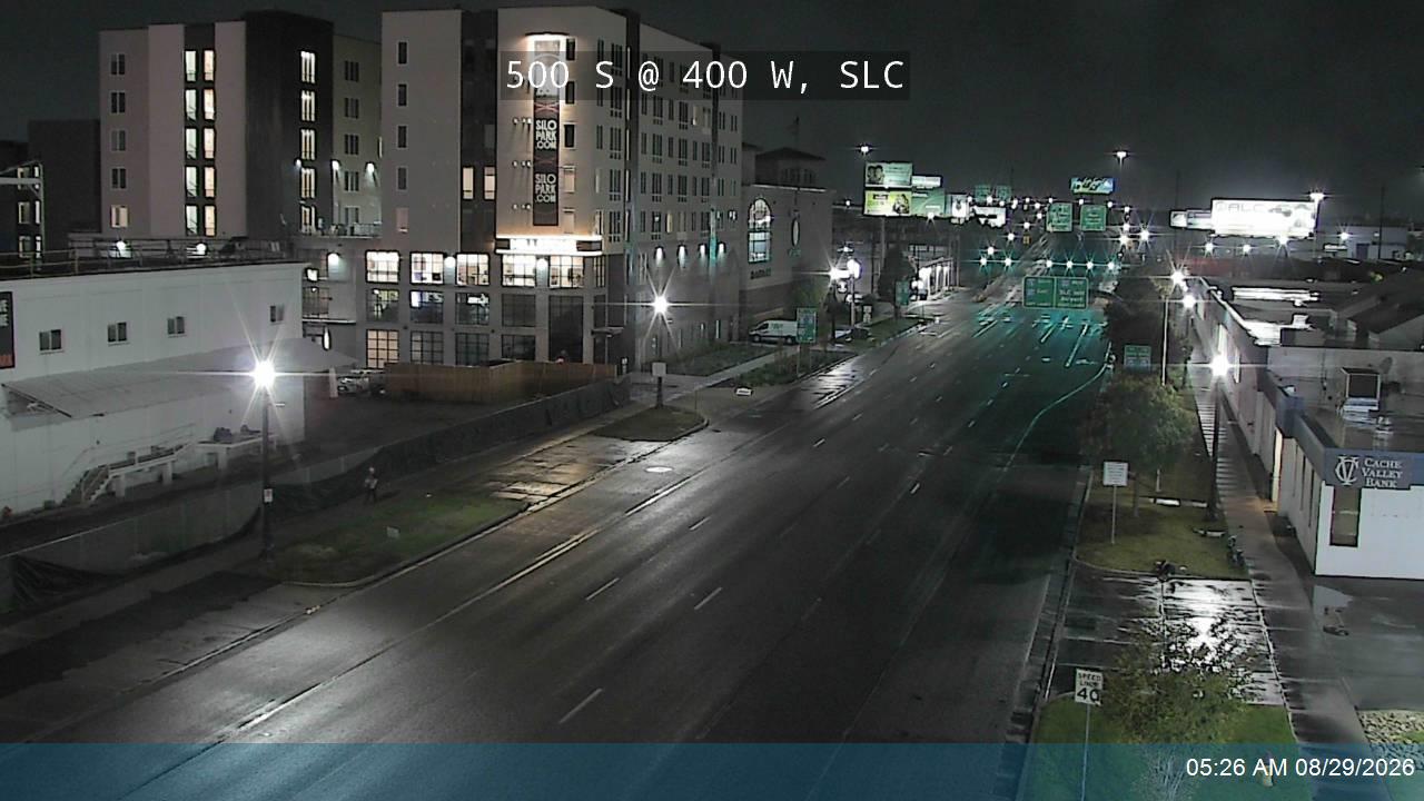500 S / SR-269 @ 400 W, SLC live camera view