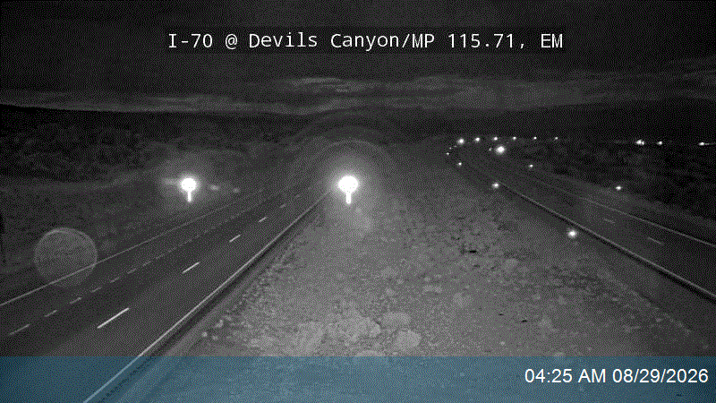 I-70 @ Devils Canyon / MP 115.71, EM live camera view
