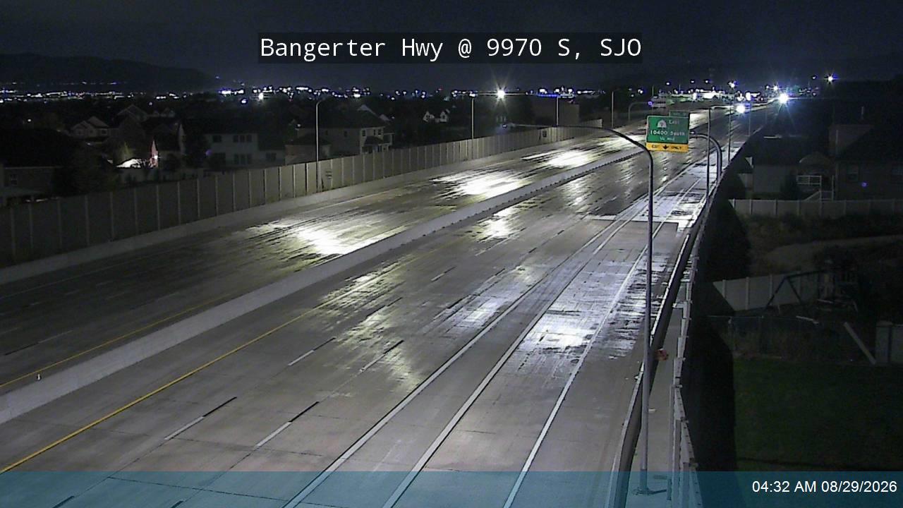 Bangerter Hwy / SR-154 @ 9970 S / MP 9.97, SJO live camera view