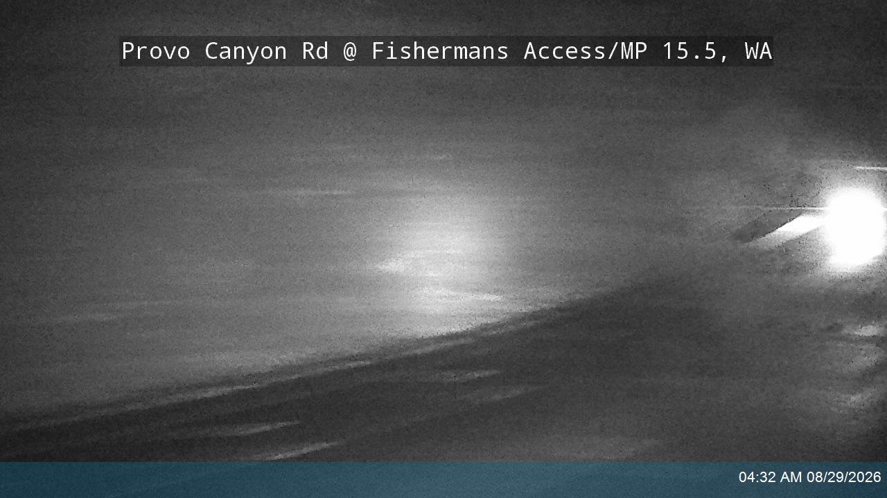 Provo Canyon Rd / US-189 @ Fishermens / MP 15.46 live camera view