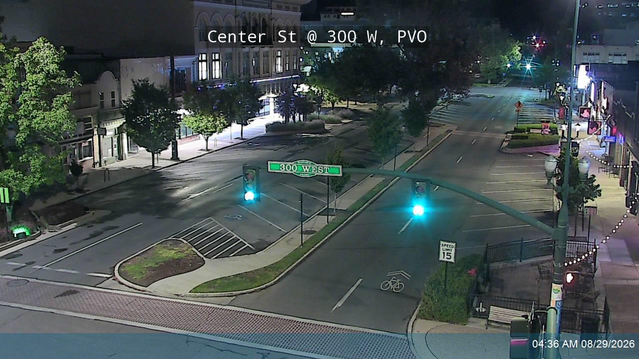 Center St @ 300 W, PVO live camera view