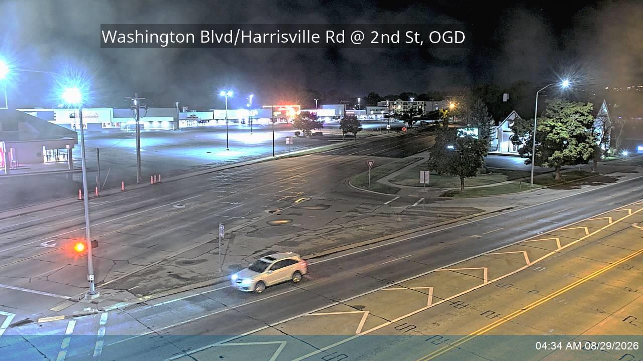 Washington Blvd / Harrisville Rd / US-89 @ 2nd St / Washington Blvd / SR-235, OGD live camera view
