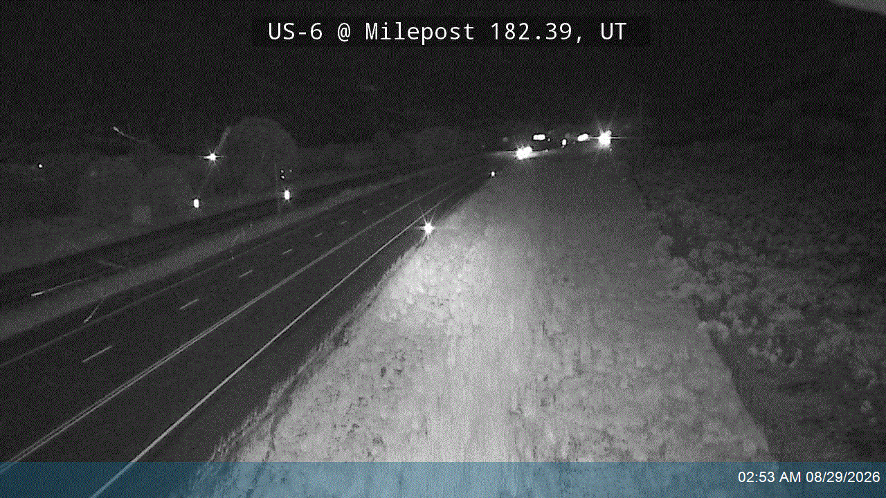 US-6 @ Milepost 182.39, UT live camera view