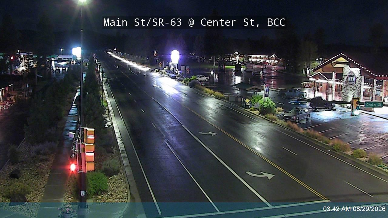 Main St / SR-63 @ Center St, BCC live camera view