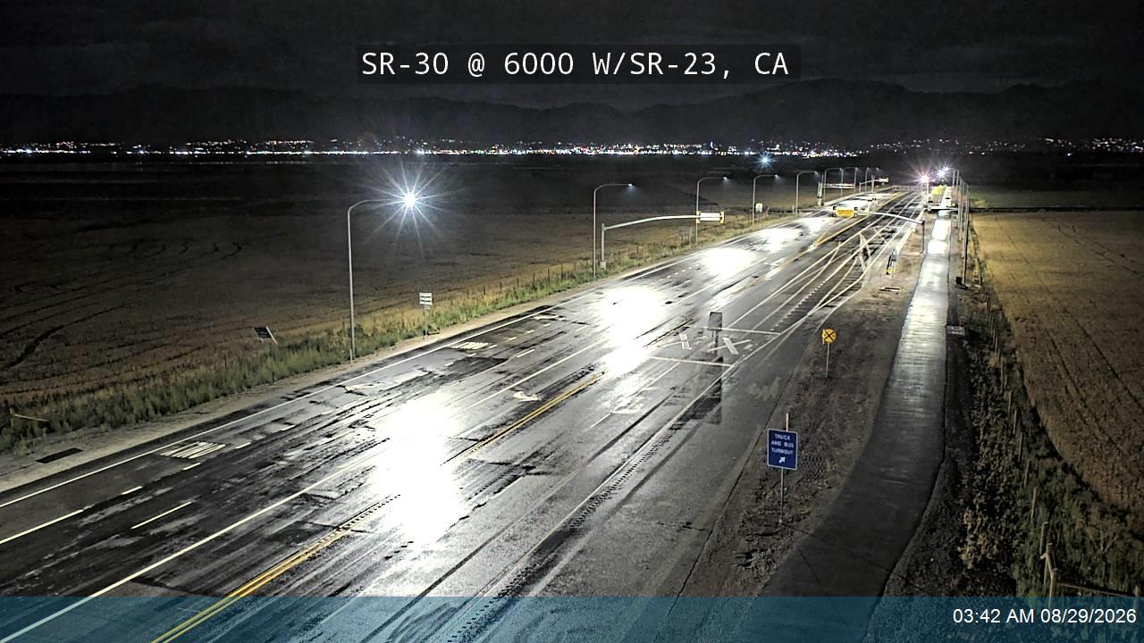 SR-30 @ 6000 W / SR-23, CA live camera view