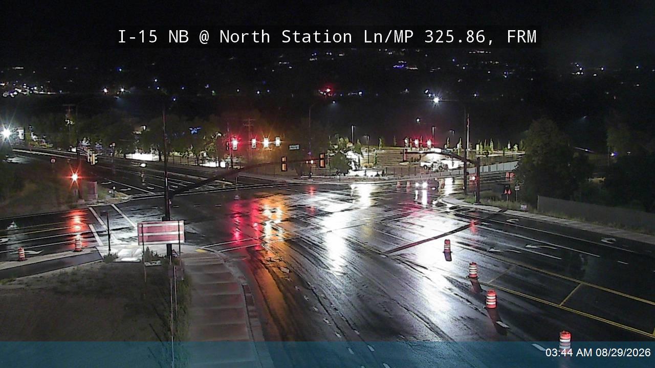 I-15 NB Ramps @ North Station Ln / MP 325.86, FRM live camera view