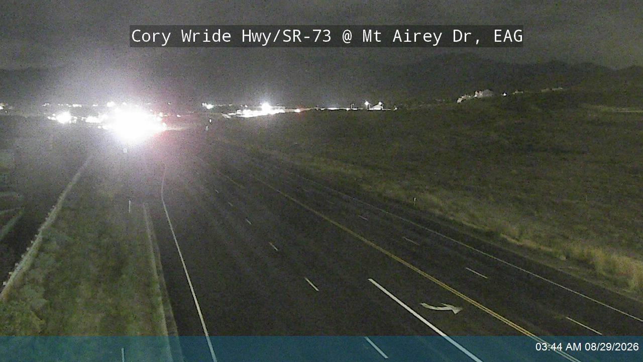 Cory Wride Hwy / SR-73 @ Mt Airey Dr / MP 33.86, EAG live camera view