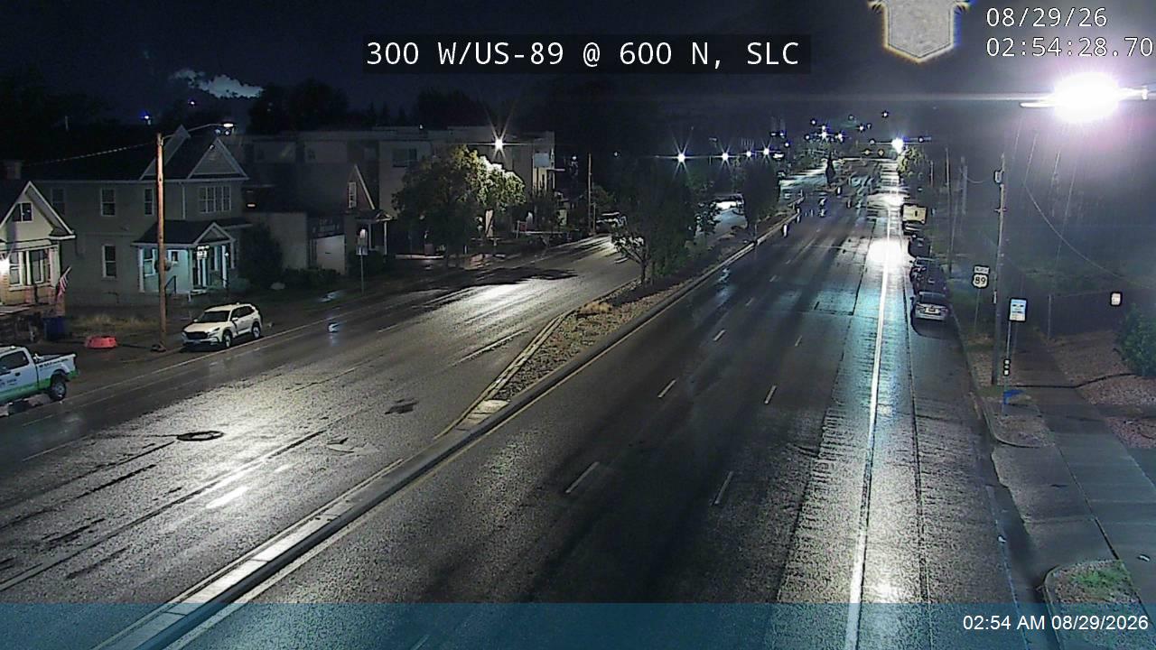 300 W / John Stockton Dr / US-89 @ 600 N / SR-268, SLC live camera view