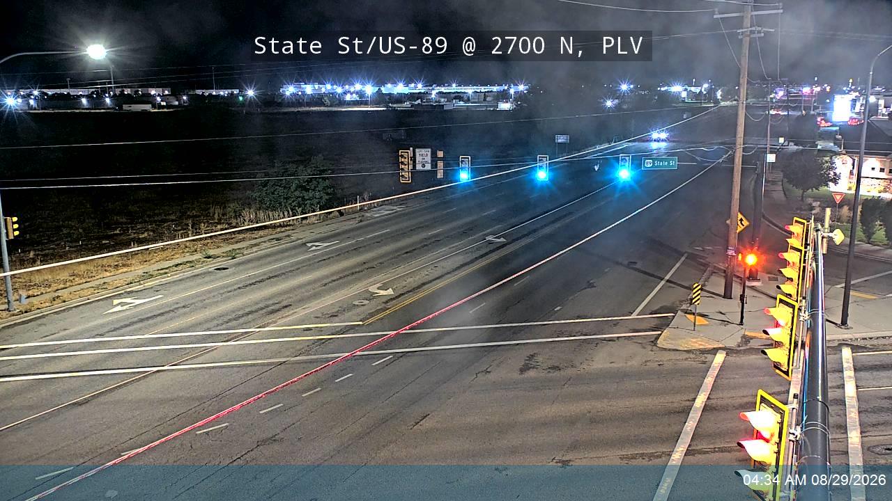 State St / US-89 @ 2700 N / SR-134, PLV live camera view