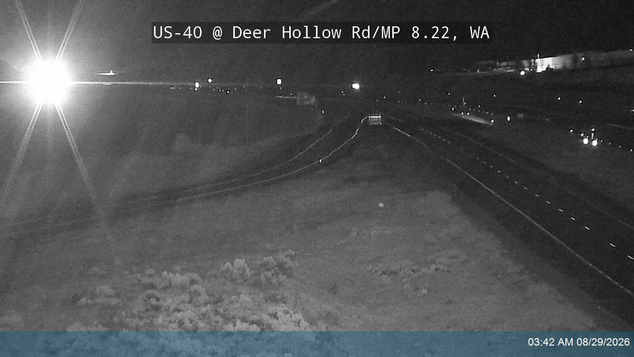 US-40 @ Deer Hollow Rd / SR-319 / MP 8.22, WA live camera view
