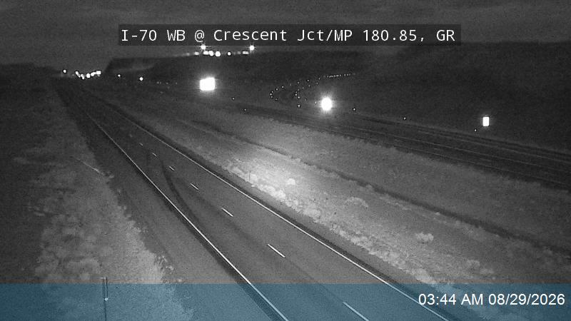 I-70 WB @ Crescent Jct / MP 180.85, GR live camera view