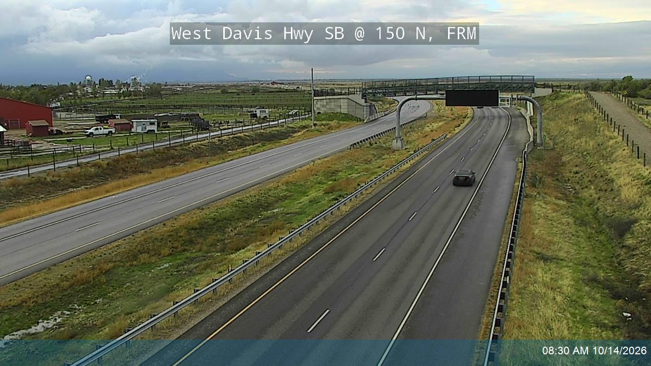 West Davis Hwy / SR-177 SB @ 150 N / MP 3.04, FRM live camera view