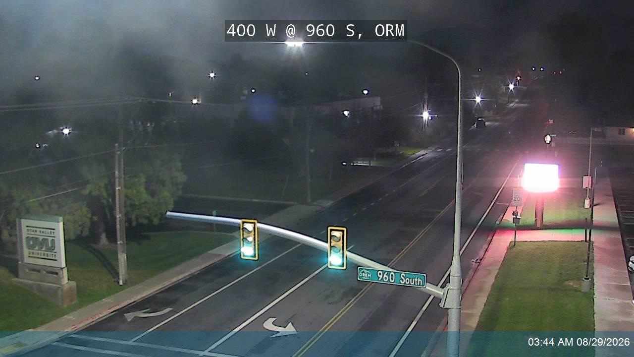 400 W @ 960 S, ORM live camera view