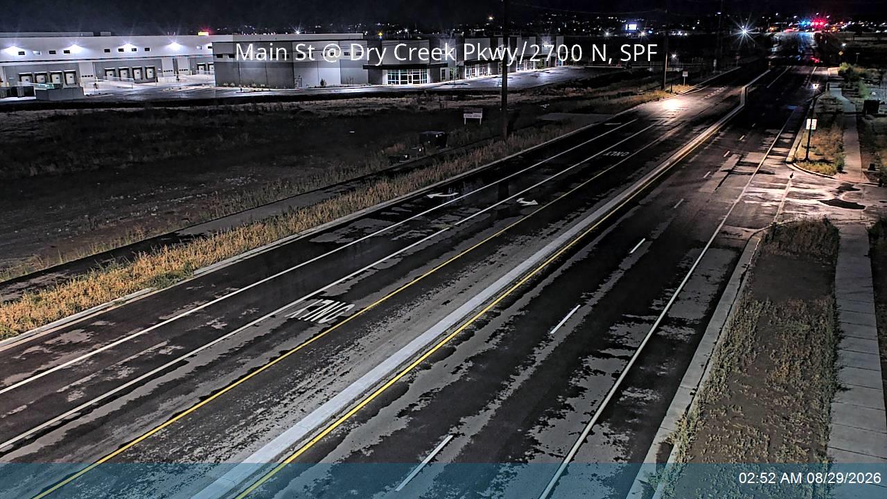 Main St / SR-156 @ 2700 N / Dry Creek Pkwy, SPF live camera view