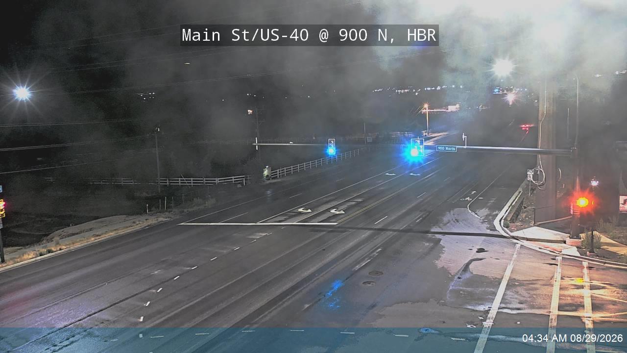 Main St / US-40 @ 900 N / MP 16.2, HBR live camera view
