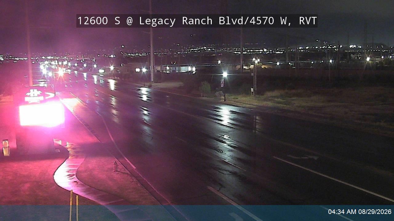 12600 S @ Legacy Ranch Blvd / 4570 W, RVT live camera view