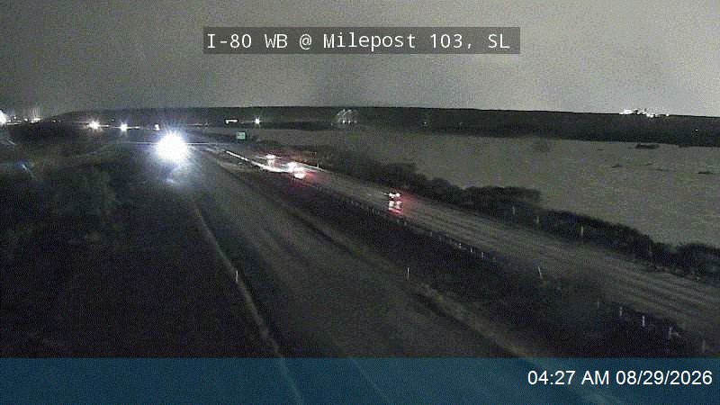 I-80 WB @ Milepost 103, SL live camera view
