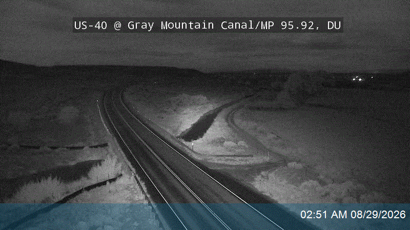 US-40 @ Gray Mountain Canal / MP 95.92, DU live camera view