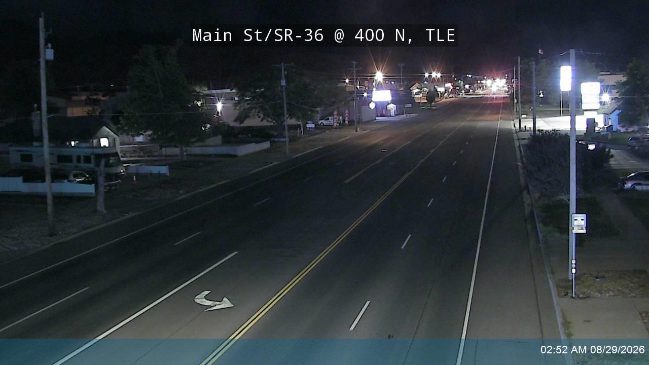 Main St / SR-36 @ 400 N, TLE live camera view