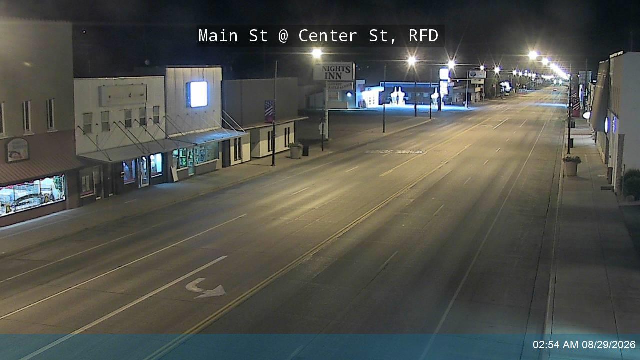 Main St / SR-120 @ Center St, RFD live camera view