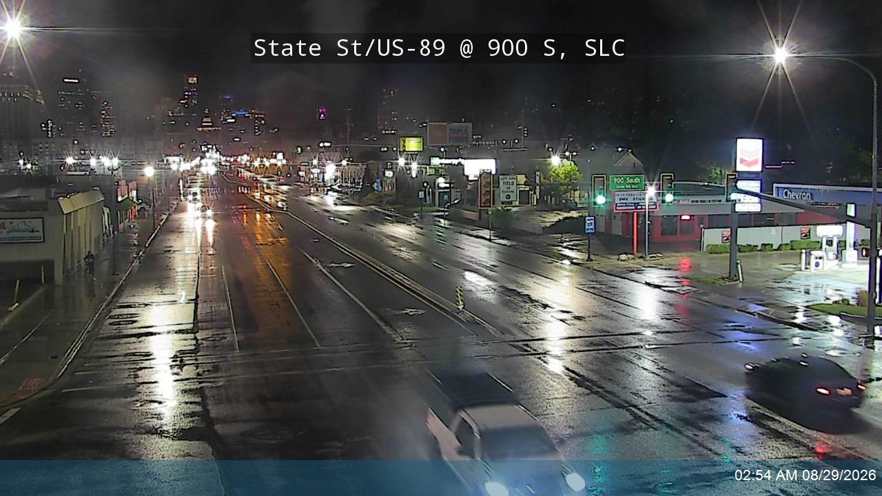 State St / US-89 @ 900 S, SLC live camera view