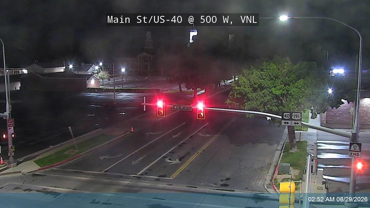 Main St / US-40 @ 500 W / SR-121, VNL live camera view